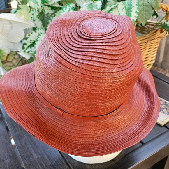 Leather Bucket Hat - Picture 6 of 10